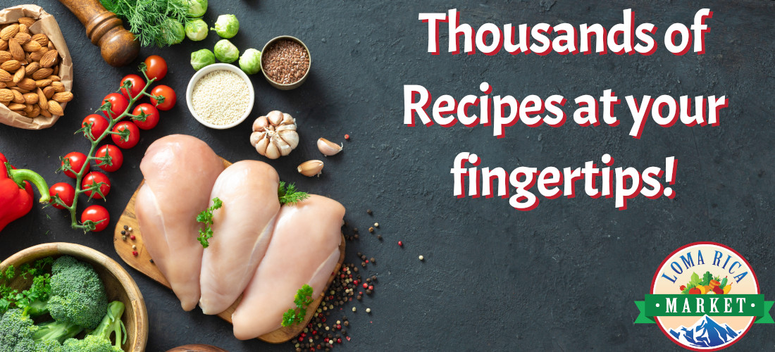 Thousands of recipes at your fingertips!